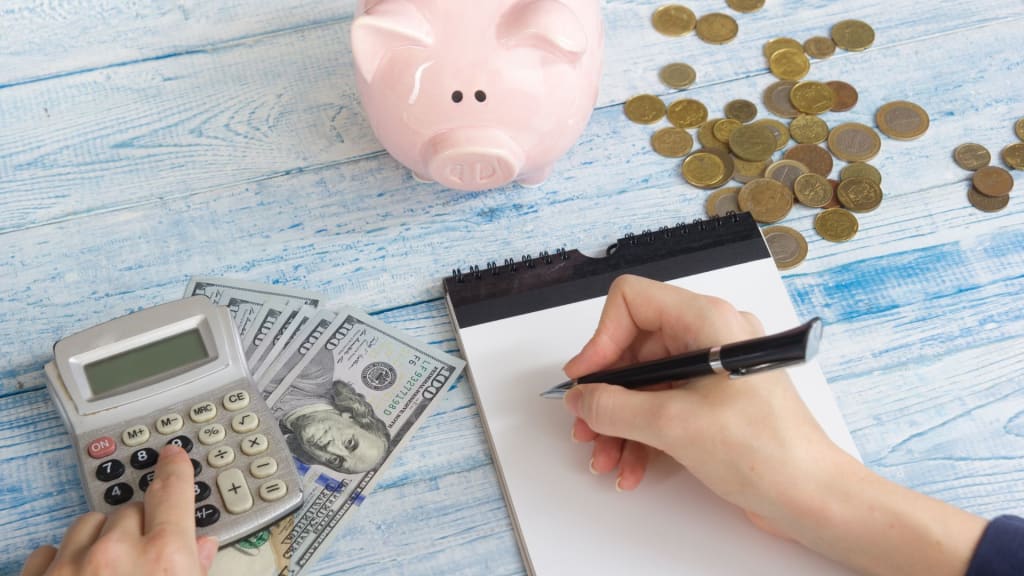 Save money, home budget concept
